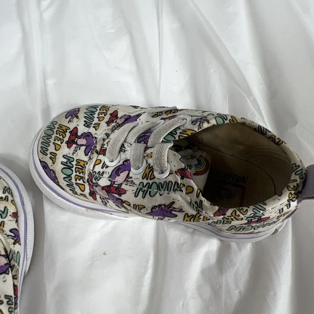 Vans Authentic‎ Elastic Dallas Clayton Skating Toddler Size 4 Skate Shoes